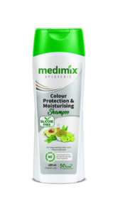 Medimix Ayurvedic Colour Protection and Moisturising Shampoo with Avocado Oil and Green Tea Extract