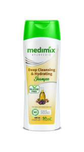 Medimix Ayurvedic Deep Cleansing and Hydrating Shampoo with Argan Oil and Almond Extract