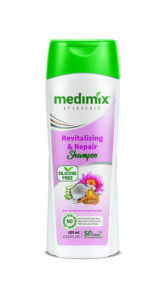 Medimix Ayurvedic Revitalising and Repair Shampoo with Wheat Germ Oil and Lotus Extract